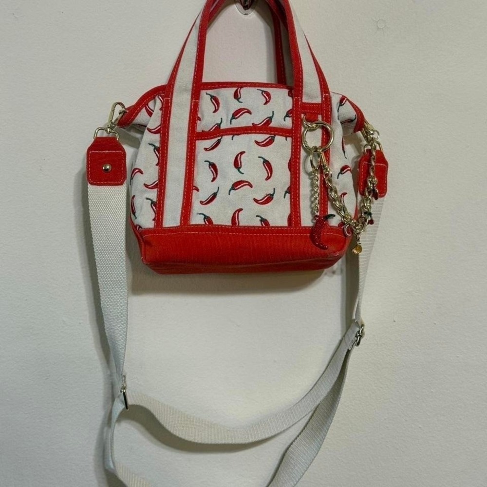 Viral Madden‎ Girl red chili pepper print crossbody bag